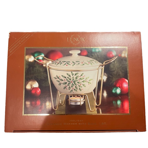 LENOX Holiday Covered Warmer with Rack - Picture 2 of 9